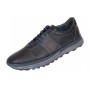 Pantofi barbati din piele naturala - Model Casual - Sport Negru Bleumarin 505ESC